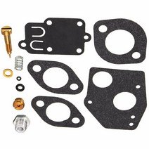 기화기 부품 BRIGGS & STRATTON 용 12 Pcs 기화기 수화물 수리 재건 키트 494624 자동차 부품