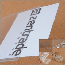 백화점POP POP걸이 집게POP PVC 포켓 집게 쇼클립
