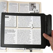 광학 렌즈 휴대용 대형 시트 3X 돋보기 A4 평면 다기능 유연한 PVC 독서 책 프레 넬 렌즈, 01 3X, 01 3X