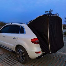 차박텐트 카텐트 꼬리 루프탑 텐트 차박 용 도킹 SUV 캠핑 감성 코레오스전 suv자동차자율주행 카테일 확장형야외 간단, 크림색