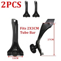 롤바 픽업트럭 자동차 워크바 프레임 튜닝 맞춤형 랙 루프박스 범퍼 외부 부품 2 개 팩 범 거터 마운트 어댑터 지붕 스포트라이트 라이트 마운트 브래킷, 2개 27cm