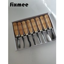 8 개 우드 도구 칩 세부 치즐 세트 칼, 8개