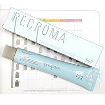 003 넘버쓰리 리크로마염색약+산화제+소도구/흰머리 새치머리 저자극염색, 1개, 6/03