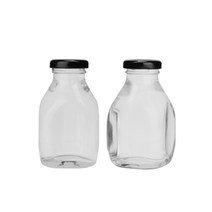 주스200 200ml 낱개 주스병 유리병, 블랙캡