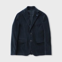 빠니깔레 벨벳 코발트 싱글 자켓 D-HCJK56