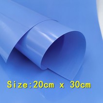 인조 열전달 비닐 다리미 티셔츠 직물 Cricut 필름 열 프레스 롤 HTV 인쇄 의류 Cameo DIY, Blue 20cm x30cm
