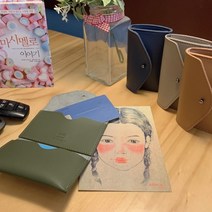 풀스키니 가죽 카드 지갑 여성용 반지갑/카드지갑 가죽지갑 미니지갑