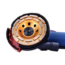 시멘트 콘크리트 연마기 연삭기샌딩 패드 다이아몬드 그라인딩 포트 컵 휠 125mm 콘크리트, 한개옵션0