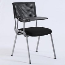 강의실의자 회의실 사무실 학원 체어 사무용 메쉬 대학교 책상 접이식, A 올블랙