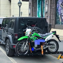 여행트레일러 자전거수레 미니벨로짐받이 애견 오토바이 ALWAYSME 오토바이 트레일러 히치 캐리어 스쿠터, 한개옵션0