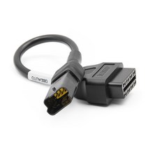 차량점검 OBD 바이크 오토바이 케이블 Ducati 4 핀 진단 4Pin 16 어댑터 엔진 오류 탐지 플매트 카펫 러그, 한개옵션0, 한개옵션0