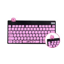 라인 친구 BTS 방탄 소년단 BT21 WIRELESS SILENT KEYBOARD 무선 키보드 (피규어