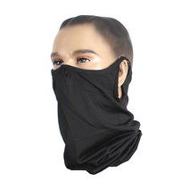 후아미 멀티 위장 하프 검정 군인 군용 스카프