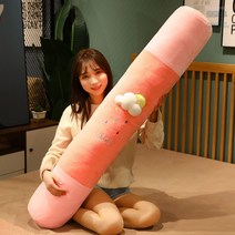 안고자는 긴 바디 필로우 일자형 쿨링 원형 시원한 동물 인형 베개 죽부인 롱 쿠션 대형, -구름-
