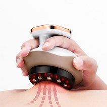 가정용 체외충격파치료기 손목 마사지기 어깨 목 허리, B 레드 터치스크린 충전 및 플러그이중사용