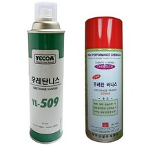 보스코 우레탄니스 스프레이 바니쉬 도장 도색 고광택, 1개