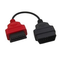 OBD 2 내구성 자동차 스캐너 커넥터 Fiat ECU 스캔 6 색에 대 한 멀티 MultiECUScan 진단 어댑터 케이블, 01 빨간