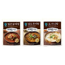 SHE&S 청정원 얼큰닭개장(450g) + 남도추어탕(450g) + 도가니탕(450g) 각 1개 1세트