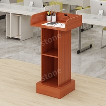 강대상 사회대 단상 교탁 강의 연설대 연단 강연대 교회강대상 호텔 환영 리셉션 데스크, 22.티크 직립