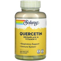 솔라레이 Quercetin Bromelain & Vitamin C 베지 120정, 1개, 기본