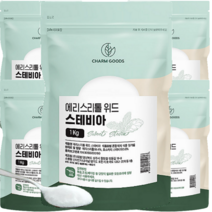 스테비아 에리스리톨 설탕대신 설탕 대용량 설탕빼고 천연스테비아 건강한 단맛 설탕대체 대체당 대용 분말, 10개, 1kg