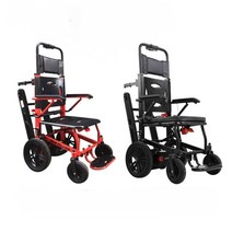 장애인리프트 계단 경사로 오르기 접이식 전동 휠체어, 블랙