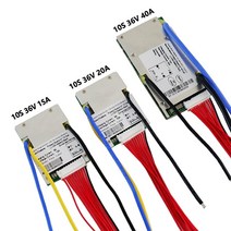 균형 기능이 있는 36v 리튬 이온 배터리 팩용 36v 리튬 이온 배터리 bms 10s 36v 15a 20a 및 40a bms