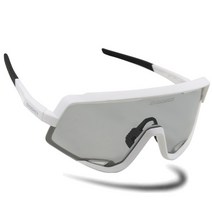 도디치 고글(변색&편광) 048 화이트 스포츠 자전거 선글라스 자전거고글 아시안핏