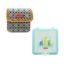 피셔프라이스 치즈케이스(파우치포함), 케이스 블루+파우치 오렌지, 1set