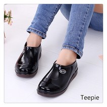 티피/Teepie 로우부츠 여성 어른 레인부츠 여름 주방 미끄럼 방지 신발 여성 고무신 워커