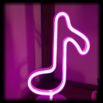 네온사인 무드등, 음표