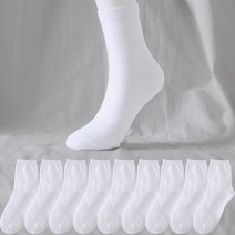 이너피아 남성 무지 양말 남자 정장 학생 교복 양말 10켤레