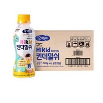 후디스 하이키드 유아 킨더밀쉬 200ml 우유 24개, 10세트