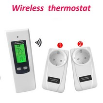 실내 온도 조절기 보일러 원격 제어가 있는 무선 가열 및 냉각 컨트롤러, 2 나는 플러그