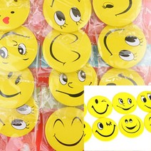 핀뱃지 옷패치 자동차키링 베찌악세사리뱃지 사은품 명찰자수 업사이클링 스티커제작 와팬 스마일뱃지 3CM 4.5CM 40P