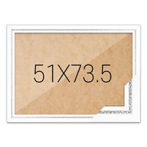 퍼즐액자 51x73.5 고급형 그레이스 화이트, 단품