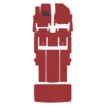 가온 승합차 코일매트 한대분, 레드, 올뉴 카니발 11인승