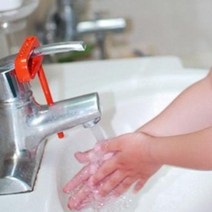 온수 조절장치 버닝가드 본체 보조링 유아 화상 방지, 옐로우