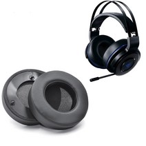 레이저 트레셔 Razer Thresher 이어패드 쿨링패드 이어 쿠션 커버 패드 가죽 헤드폰 헤드셋 교체 스펀지 교체용 호환 캡, 트레셔 헤드셋 전용 쿨링 이어패드 세트 (1쌍)