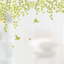 무점착반투명시트_꿈의정원_B01_W90xH120cm, 없음