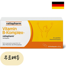 라티오팜(레이시팜) 독일 국민 비타민 B 복합제X60캡슐, 1개, 기본, 60정