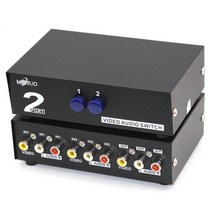 블루레이 DVD 플레이어 벽걸이 CD 외장 롬 ODD 시디플레이어 mt-viki 2 포트 av 수동 스위치 2 in 1out rca 선택기 오디오 비디오 스위치 선택기 셋톱