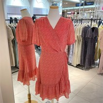 SOUP 숲 SH01 플라워 쉬폰 랩 원피스 OY5OPTH/851