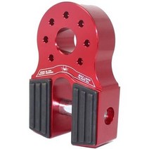 트레일러 샤클 윈치 D링 견인고리 후크 로프 후크 커넥터 플랫 걸쇠 마운트 6061 알루미늄 합금 구조 후크 커넥터 10t 자동차 액세서리, 빨간색