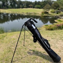 골프백 골프하프백 하프백 스 초경량 원터치 골프 스탠딩 하프백 스탠드백 골프가방, 하프백 HB-10BK 블랙