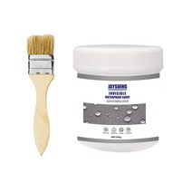 Jaysuing 투명 방수 접착제 플러스 브러시 방수 누설 수성 실란트 브러시로 누출 방지, 75x85mm., 보여진 바와 같이