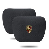 포르쉐 로고 차량 목베개 2개 세트, C