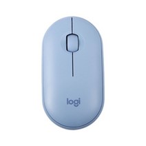 무선 무소음 게이밍 버티컬 마우스 노트북 태블릿 USB 수신기 슬림 조용한 클릭 24GHz 페블 M350 자동 블루투스, 파란