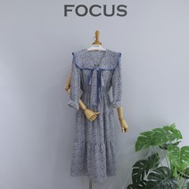 포커스 빅 카라넥 리본 타이 원피스(FS2C9OP5720)