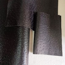 패브릭 가죽 인조 소파 1.2MM 첫 번째 레이어 암소 가죽 블랙 타조 양각 수동 DIY 단색 가방 패브릭, 03 30x40cm